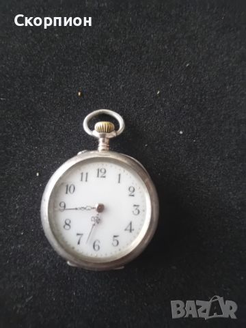 Швейцарски сребърен дамски джобен часовник - ПРОМОЦИЯ, снимка 5 - Джобни - 46357519