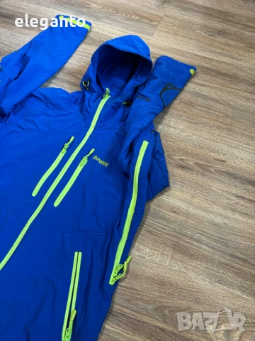Мъжко функционално яке BERGANS OF NORWAY  STRANDA Flex SoftShell Windstopper Jacket​ , L размер, снимка 7 - Якета - 54188426