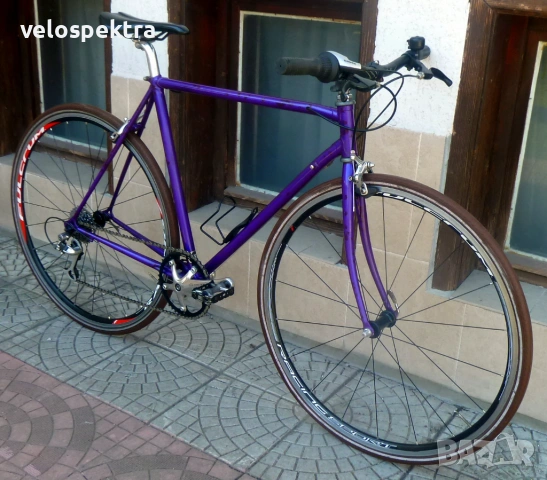 Шосеен велосипед ! Къстъм  1х8 ! Рамка Хром-моли !, снимка 9 - Велосипеди - 54255429