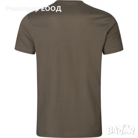 Комплект от две тениски Harkila - Graphic, в цвят Brown-granite/Phantom, снимка 4 - Екипировка - 45337629