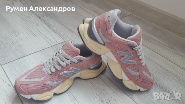 Нови розови дамски маратонки New Balance 9060 U9060HSP р-р 39, снимка 9 - Маратонки - 53306853