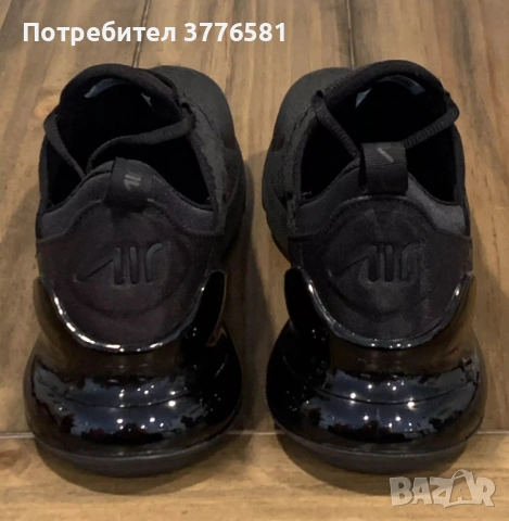  Маратонки Nike Air Max 270 Triple Black , снимка 7 - Маратонки - 53934654