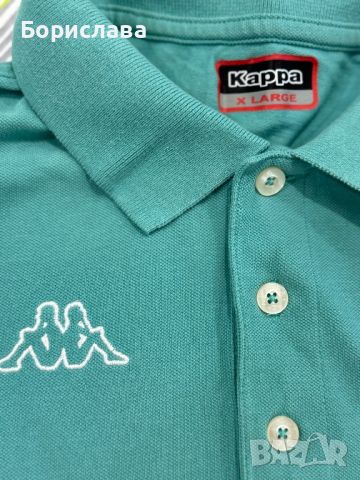 Мъжка тениска с яка Kappa, размер:ХЛ, снимка 3 - Тениски - 45468697