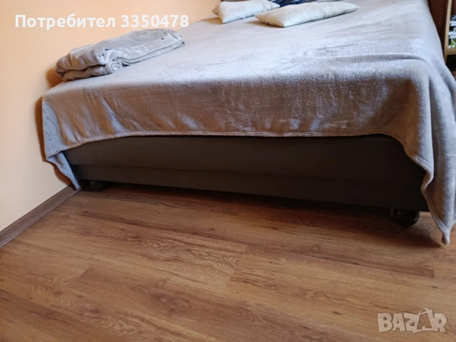 Спалня 200/150 с еднолицев матрак 190/140, снимка 2 - Спални и легла - 53666448