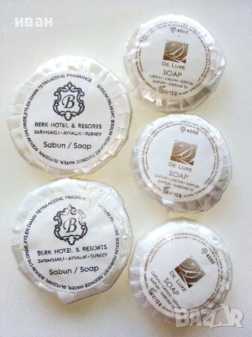 Сапуни от хотел Нови