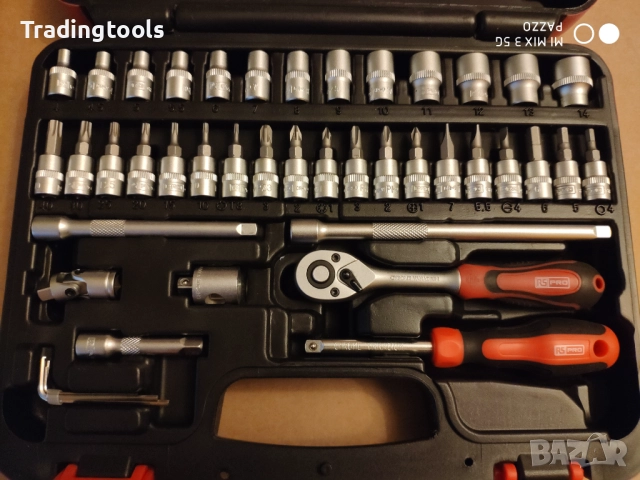 RS PRO гедоре /гидория 1/4 42части качествени вложки камъни комплект, снимка 5 - Гедорета - 52855818