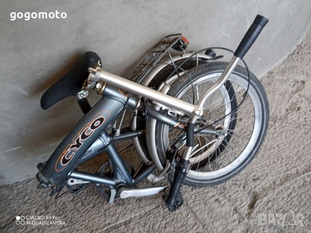 двойно сгъваемо алуминиево колело CYCO®, MADE IN GERMANY, сгъваем велосипед, пони, балканче, снимка 1 - Велосипеди - 46190195