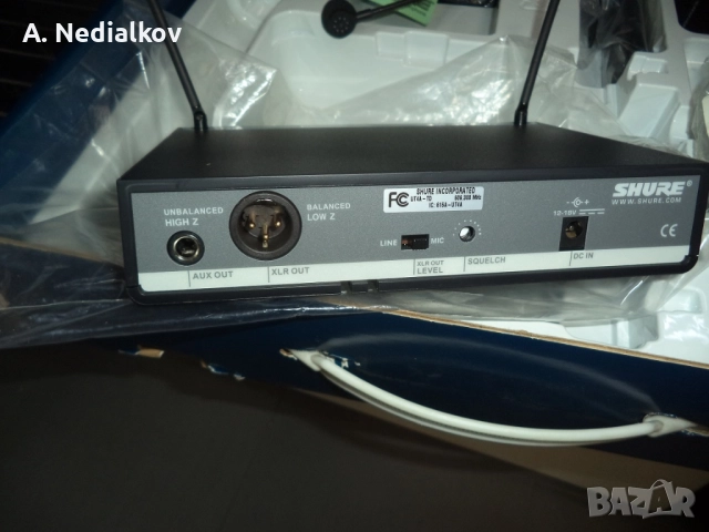 Безжичен микрофон за глава Shure SLX, снимка 5 - Микрофони - 51776077