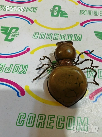 Брошка от индийски ахат , снимка 3 - Други - 53358610