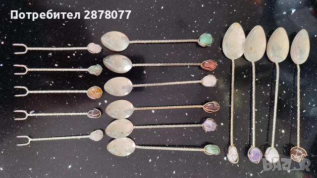 Малки вилички и лъжички, всеки комплект е 20 лв. Всички заедно 50, снимка 6 - Прибори за хранене, готвене и сервиране - 50495198
