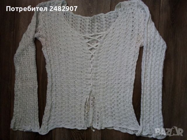 Дамска блуза - плетиво, снимка 1 - Блузи с дълъг ръкав и пуловери - 46083211