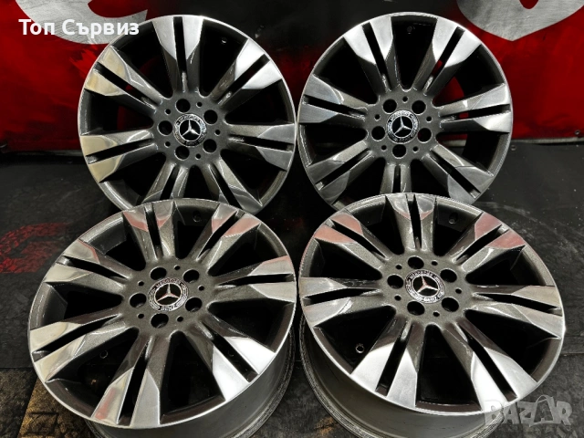 Оригинални алуминиеви джанти за Мерцедес (Mercedes), 18 цола, 5x112, снимка 4 - Гуми и джанти - 53621793