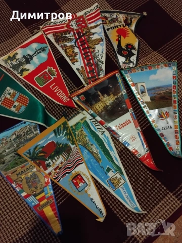 Лот от 9 знаменца от различни държави, снимка 5 - Антикварни и старинни предмети - 54101988