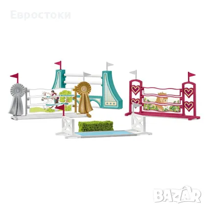 Игрален комплект SCHLEICH 42612 Obstacle Accessoires Horse Club Toy, снимка 3 - Образователни игри - 47199153