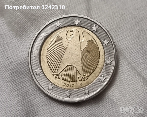 монета от 2 евро от 2017, снимка 7 - Нумизматика и бонистика - 53375408