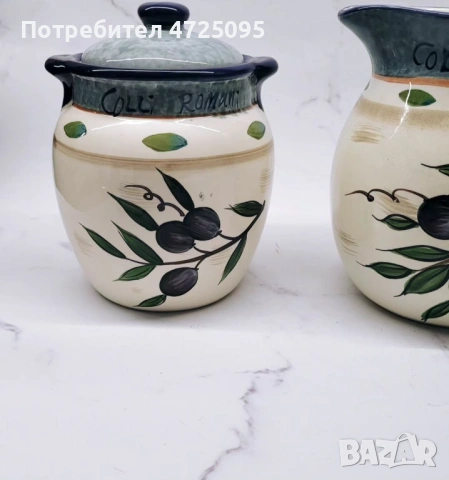Керамични буркани и кана, снимка 3 - Други - 53482459