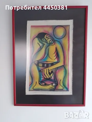 Комплект от две кубистични картини от , снимка 2 - Картини - 49979055