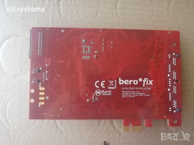 BeroNet Modular VoIP Gateway PCI-E Card 16 Channels (BF400e), снимка 10 - Мрежови адаптери - 46263042