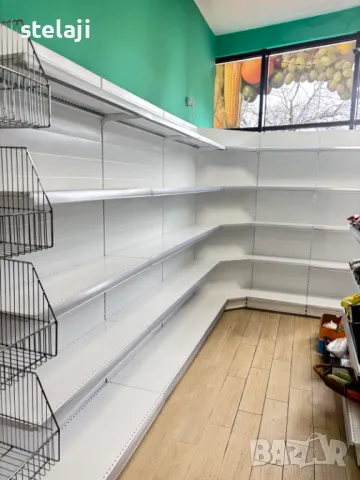 Стелажи за магазин нови - крайстенни и островни, снимка 4 - Стелажи и щандове - 50265596