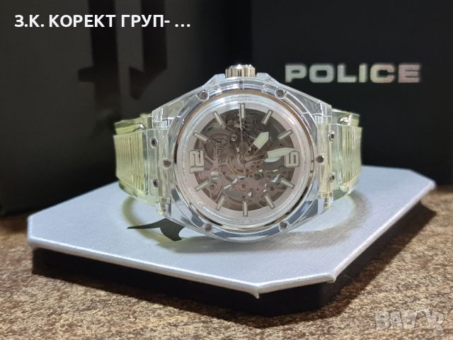 Полупрозрачен часовник Police PL.15924JPCL, снимка 7 - Мъжки - 45324385