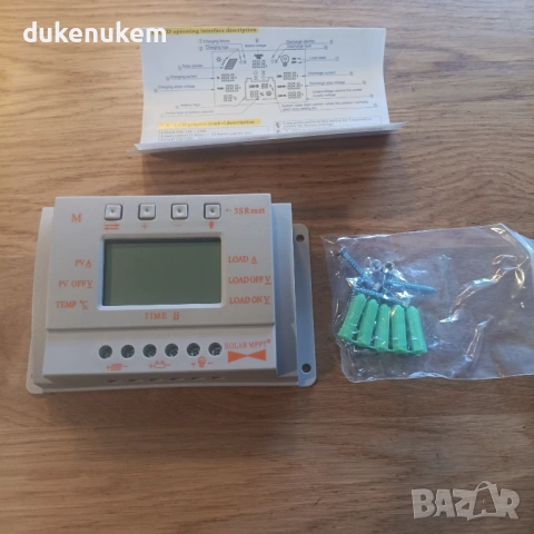 Интелигентен соларен контролер 10A, 12V/24V, PWM + MPPT, снимка 8 - Друга електроника - 53096275