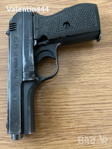 ПИСТОЛЕТ "ЧЗ - 27"  - кал. 7,65мм  -   ДЕАКТИВИРАН/ОБЕЗОПАСЕН.  