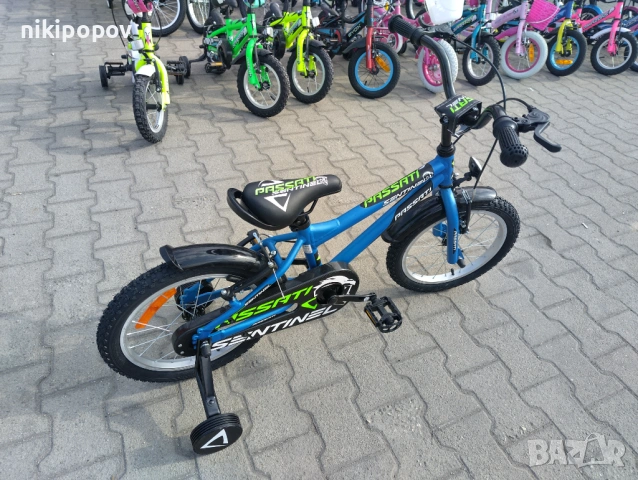 PASSATI Алуминиев велосипед 16" SENTINEL син, снимка 4 - Велосипеди - 53759374