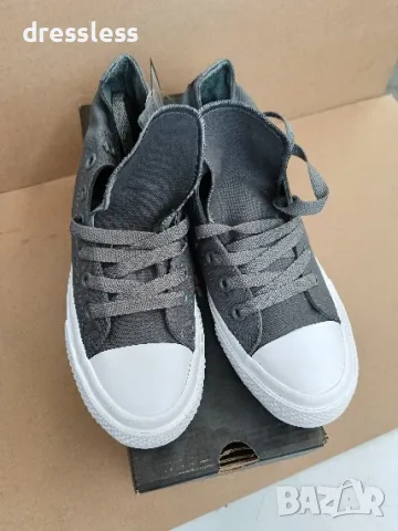 Обувки CONVERSE Chuck Taylor II Hi Top Grey W, снимка 5 - Маратонки - 48023844