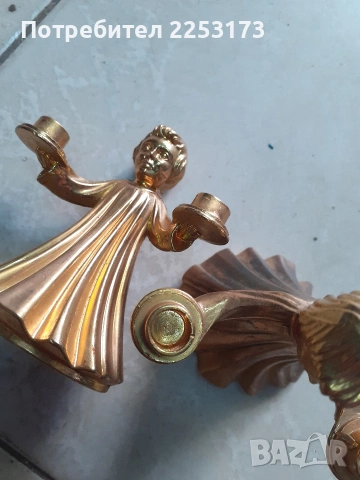 Два лота месингови свещници, снимка 10 - Декорация за дома - 39337682