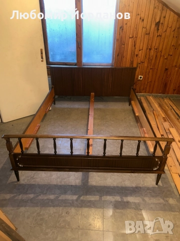 Дървена спалня / легло – като ново, неупотребявано., снимка 3 - Спални и легла - 52584869