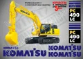 KOMATSU PC 350 стикери надписи, снимка 13