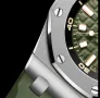 Мъжки луксозен часовник Audemars Piguet Royal Oak Offshore Diver Green Dial, снимка 7