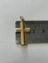 Златна висулка(кръст) 1.34гр., снимка 5