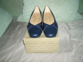 Обувки естествена кожа на нисък ток, снимка 1 - Дамски ежедневни обувки - 44994747