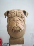 Фигурка English Bulldog Bust / Английски бюст статуетка, снимка 1