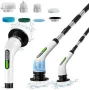 Нов Мощен безжичен скрубер Електрическа четка за почистване 7 сменяеми глави, снимка 1