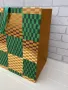 Бутикова подаръчна торба Louis Vuitton Green Gold XL 49cmx41cm 2022 Holidays Shopping Bag празнична, снимка 4