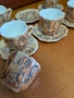 Интересен сервиз за кафе/чай: 6 чаши с чинийки и захарница, снимка 4