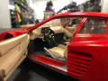 BBURAGO метална колекционерска количка FERARRI TESTAROSSA 1:18, снимка 7