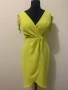 Нова Официална, елегантна рокля, цвят Лайм, марка Seres, снимка 2