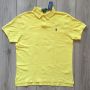 НОВА оригинална памучна slim fit жълта поло тениска с яка POLO RALPH LAUREN размер XL от САЩ , снимка 1 - Тениски - 46052537