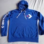 КАТО НОВ CONVERSE M/L QR-code 100% ОРИГИНАЛЕН суичър худи горница топ Royal Blue sweatshirt hoodie, снимка 1
