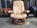 Ekornes Stressless Скандинавско Релакс Кресло Със Табуретка , снимка 4