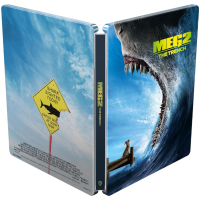 нов 4К + блу рей стилбук Мега звяр 2: Падината - 4K + BR Steelbook MEG 2: THE TRENCH, снимка 2 - Blu-Ray филми - 44977196