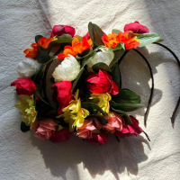 Диадема с цветя за народни танци, снимка 5 - Аксесоари за коса - 38365401