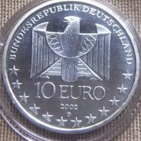 Германия 10 евро 2002 D, снимка 2 - Нумизматика и бонистика - 45768808
