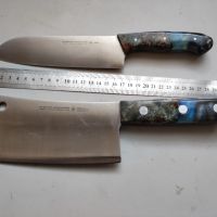 Solingen Качествен немски комплект нож сатър Солинген, снимка 1 - Прибори за хранене, готвене и сервиране - 45631846