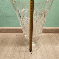 Кристална ваза арт деко, снимка 5 - Вази - 45036428