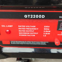 Бензинов монофазен агрегат за ток G Gentor GT2200D, снимка 4 - Генератори - 44987505