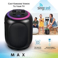 Пееща машина SMC2035 Sing Cast Max Караоке система с технология за кастинг, 22 гласови ефекта и коре, снимка 3 - Караоке - 45205083